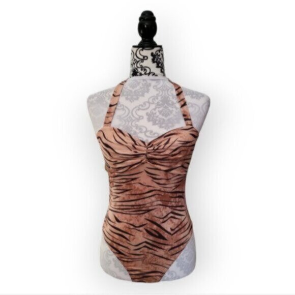 Women's Animal Print Bodysuit NWT Sz Small - Picture 5 of 12